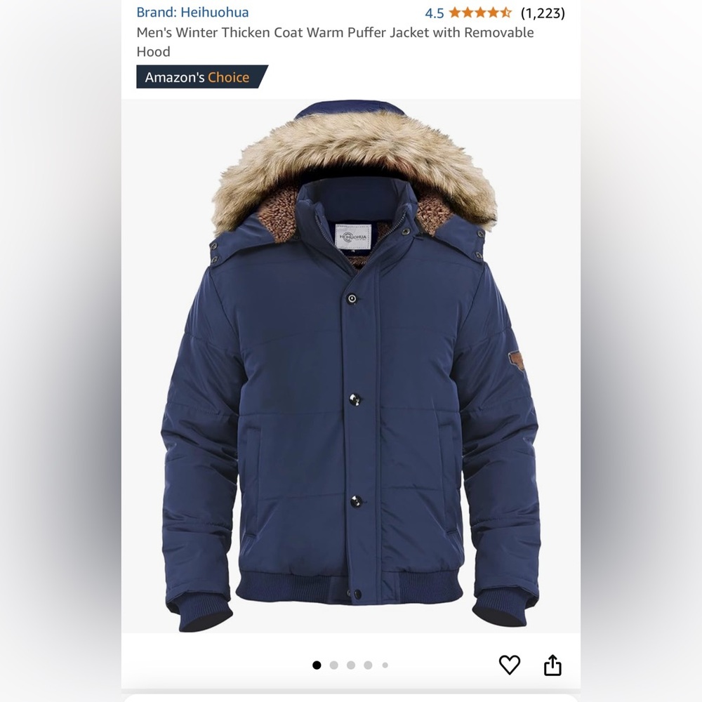 Heihuohua winter puffer jacket